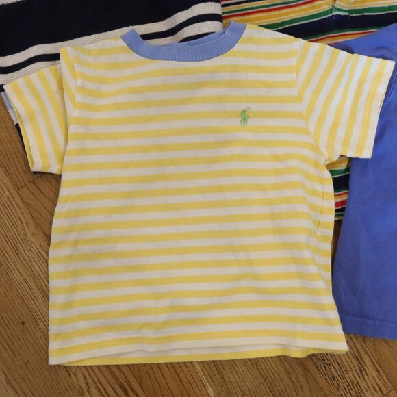 MOSCHINO RALPH LAUREN SCOTCH SODA boys tops bundle size 3 designer stripe cotton - Picture 6 of 6